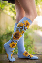 Sunflower Knee High - Heather Cornflower