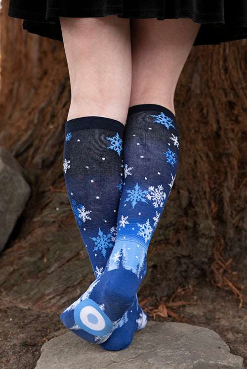 Snowflakes Knee High