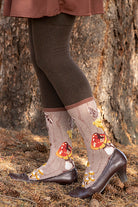 Forest Mushrooms Crew - Heather Mushroom - Medium