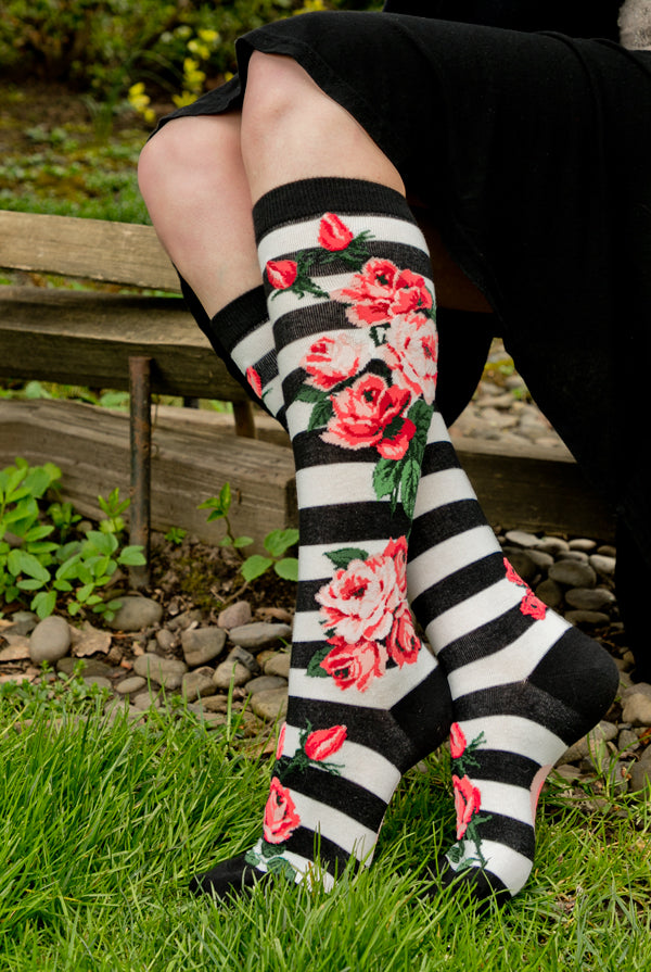 Romantic Rose Knee High