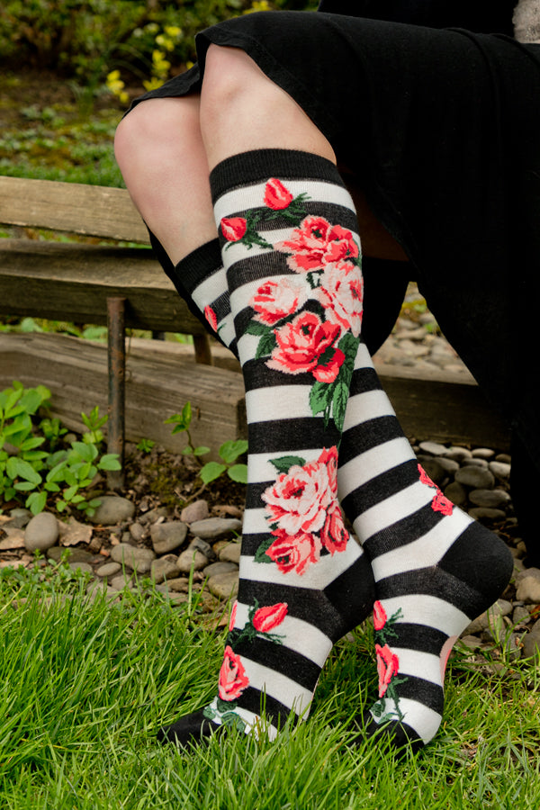 Romantic Rose Knee High