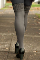 N40 Thigh High Socks - Granite