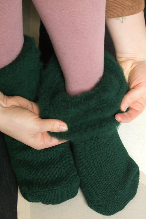 New Zealand Bed Socks - Hunter