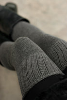 O Basics Knee Socks - Charcoal