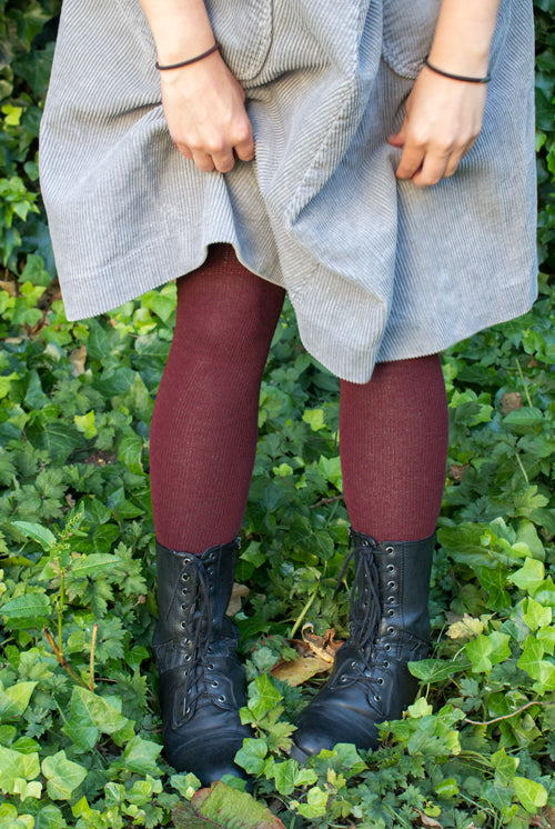 O Basics Knee Socks - Dark Red
