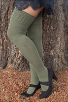 O Basics Knee Socks - Olive