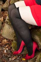 Opaque Nylon Stockings - Black