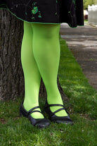 Opaque Tights - Lime