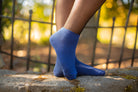 Pima Ankle Zone Socks - Navy