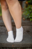 Pima Ankle Zone Socks - White