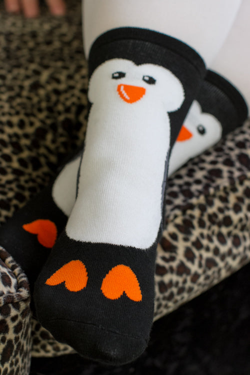 Penguin Slipper Socks