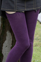 Extraordinarily Longer Roll Top Thigh High - Plum