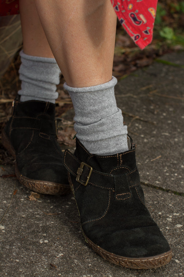 Roll Top Crew - Grey