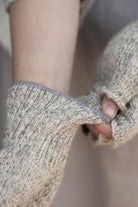 Wool Fingerless Gloves - Oatmeal