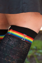 Simply Adjustable Rainbow Sock Garters