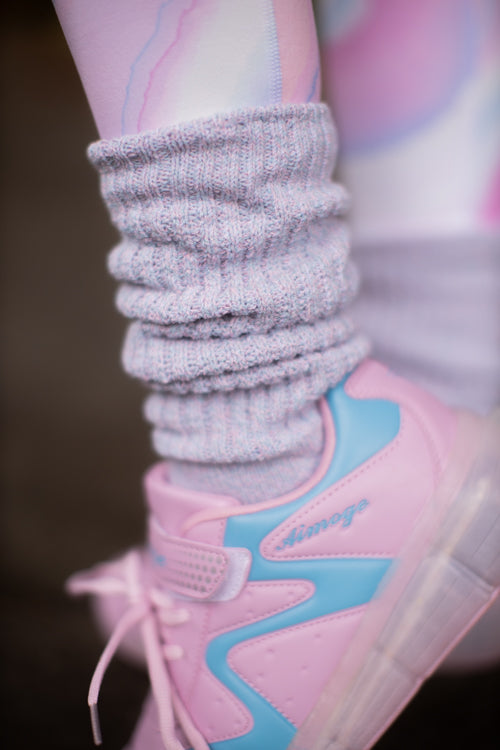 SD Cotton Bootsocks - Cotton Candy Marl