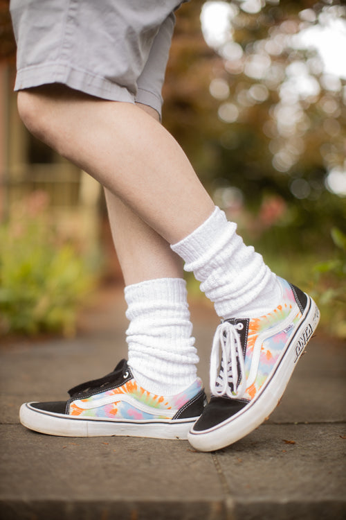 SD Cotton Bootsocks - White