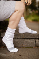 SD Cotton Bootsocks - White