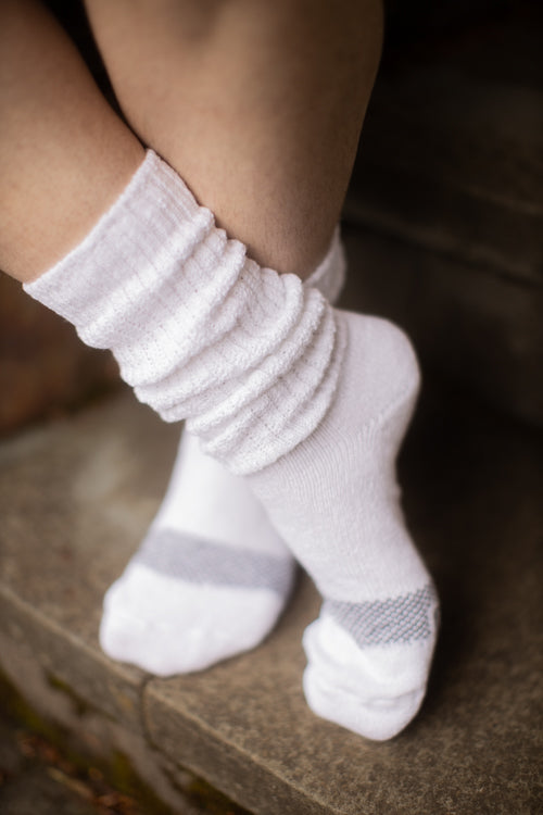 SD Cotton Bootsocks - White