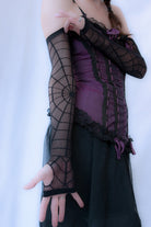 Sheer Spiderweb Arm Warmer