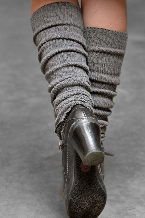 Shorty Scrunchable Warmers - Charcoal