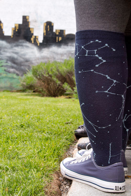 Glow in the Dark Constellation Knee High