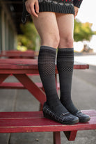 Micro Grade Compression Knee High - Black - Medium/Large