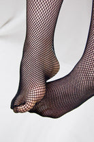 Spandex Fishnet Pantyhose - Black