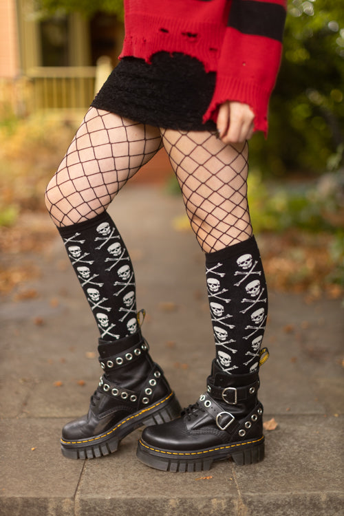 Crossbones Knee High