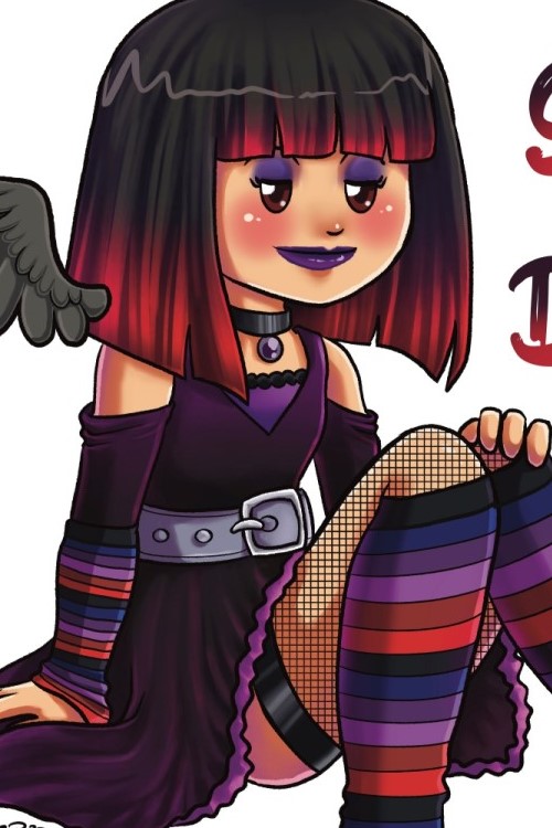 Nightshade Angel Sticker