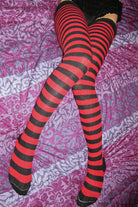 Super Stripes Longer - Black/Red