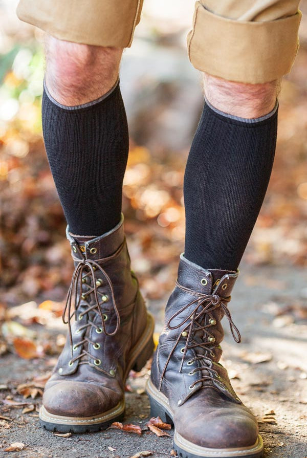 Men's Elevation Compression Knee High - Black - 2X