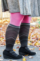 Full Flattery Compression Knee High - Black - Medium/Large