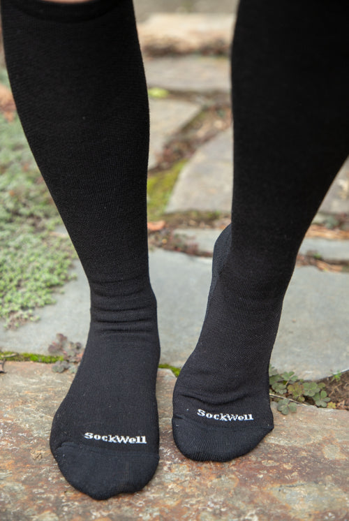 Twister Compression Knee High - Black - Medium/Large