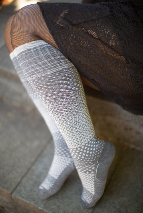 Micro Grade Compression Knee High - Charcoal - Small/Medium