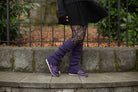 Lux Ribbed Leg Warmers - Dusty Purple