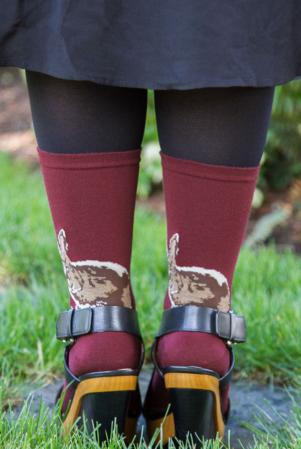 Bunny Crew - Burgundy