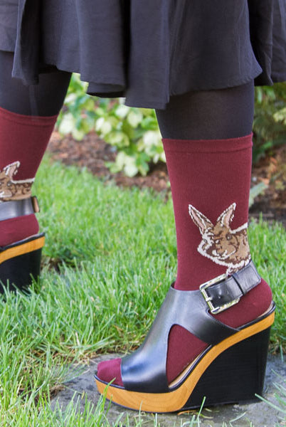 Bunny Crew - Burgundy