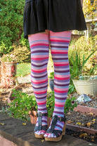 Striped Over the Knee Toe Socks - Dreams