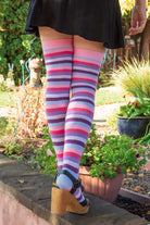 Striped Over the Knee Toe Socks - Dreams