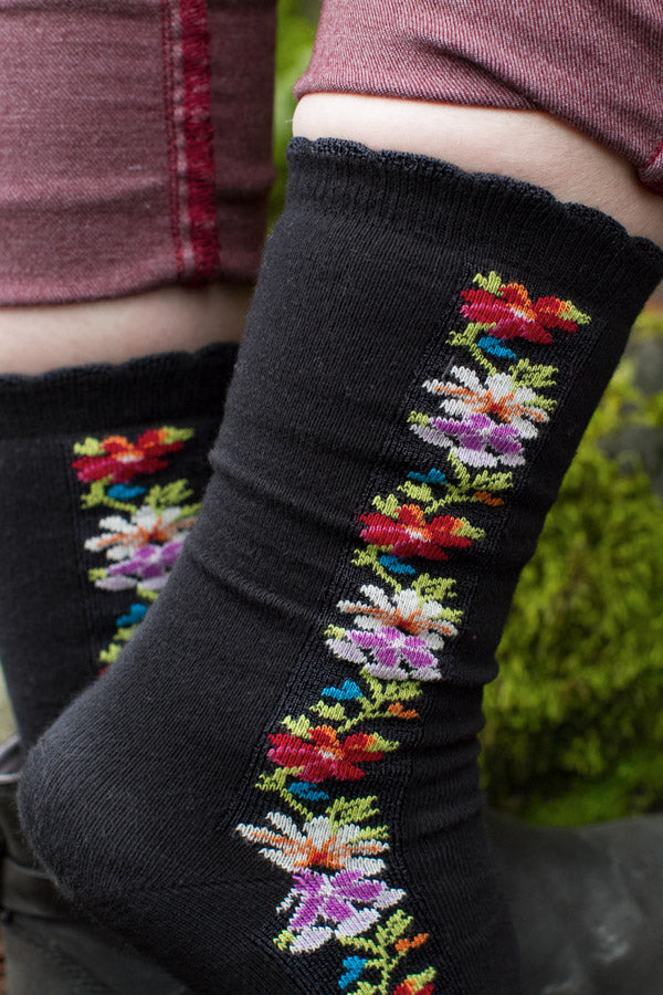 Nordic Stripe Crew - Black