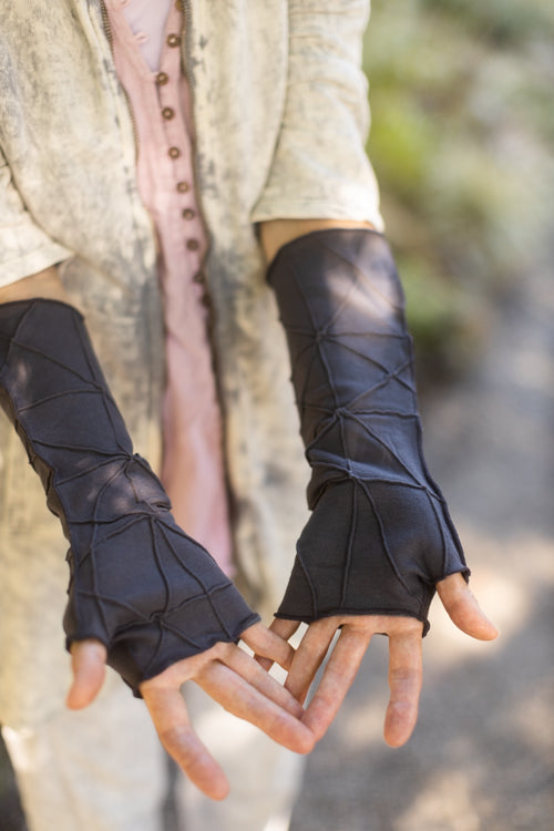 Bamboo Fleece Textured Arm Warmers