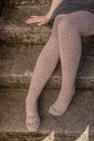 The Alaskan Thigh High – Merino Wool Socks - Pink