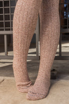 The Alaskan Thigh High – Merino Wool Socks - Pink
