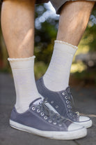 XL Foot Knockout Bouquet Bamboo Crew - Ivory