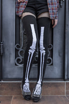 Longer Skeleton Thigh High