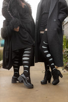 Moon Phases Thigh High Socks