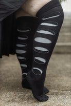Moon Phases Thigh High Socks