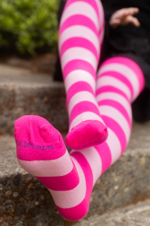 Extraordinary Programming Socks - Neon Pink & Rose Pink