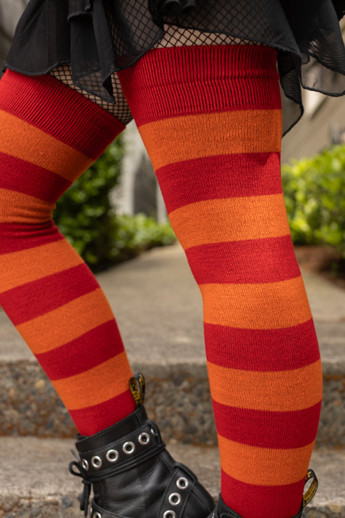 Extraordinary Programming Socks - Red & Orange